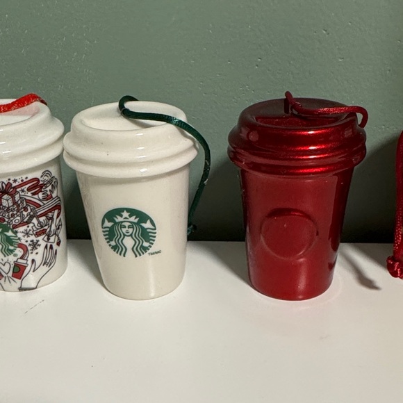 Starbucks Festive Mini Cup Ornament Collection - Picture 3 of 6